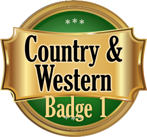 Country & Western Badge 1